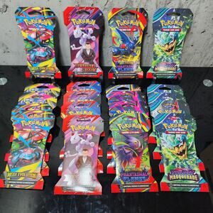 Pokémon TCG 20x Sleeved Booster Packs Destined Rivals Mega Evolution Phantasmal